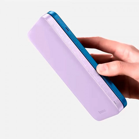 Повербанк с беспроводной зарядкой Baseus Magnetic Wireless MagSafe 10000mAh 20W Purple